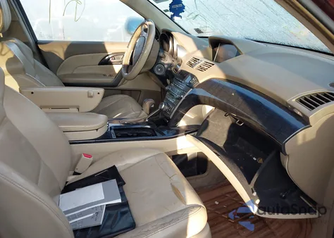 2009 Acura Mdx Technology Package z USA, uszkodzony, nr VIN 2HNYD28429H534176